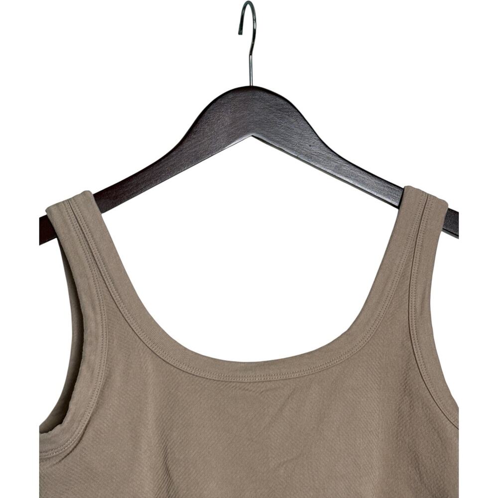 Zella Women’s L Taupe Seamless Scoop Neck Sports Bra Yoga Activewear EUC - Picture 4 of 6